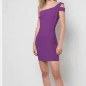 LIKELY X REVOLVE one shouldered dress, purple. Size 4.